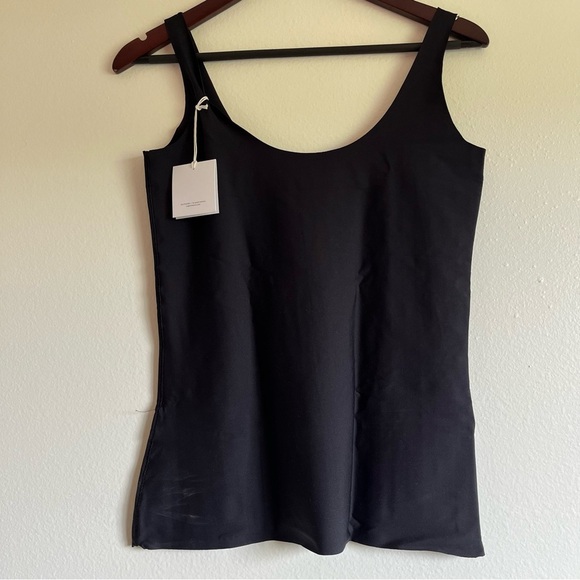 NWT Organic Basic’s Black Women's Invisible Tank Top Size Medium - Picture 8 of 13